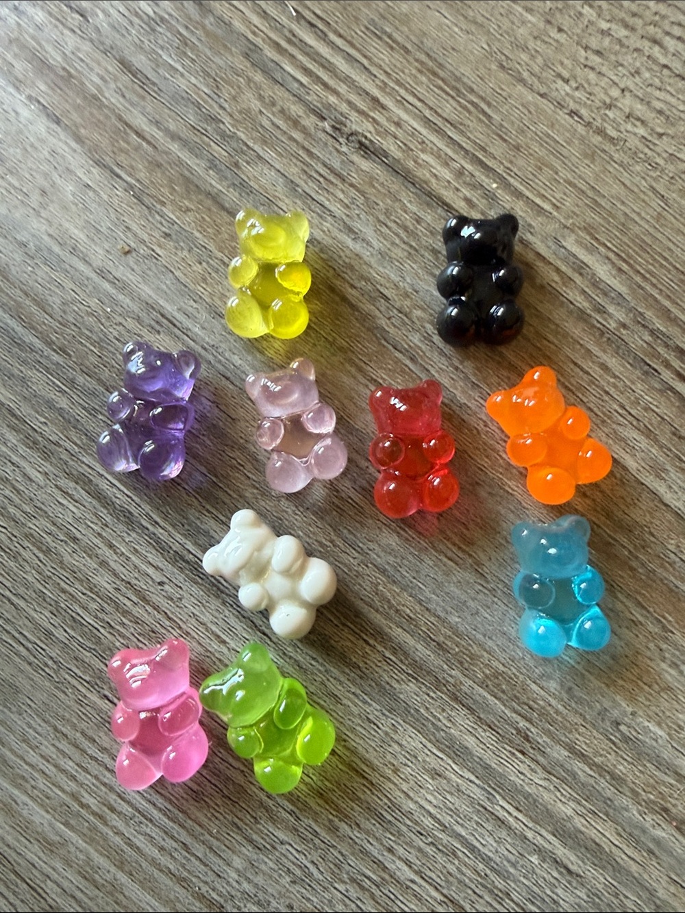 ❤️ free with purchase ❤️Assorted Color 10 mini Gummy Bear magnets